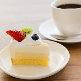 魚沼市堀之内お菓子吉田屋のナチュラルなエントランス